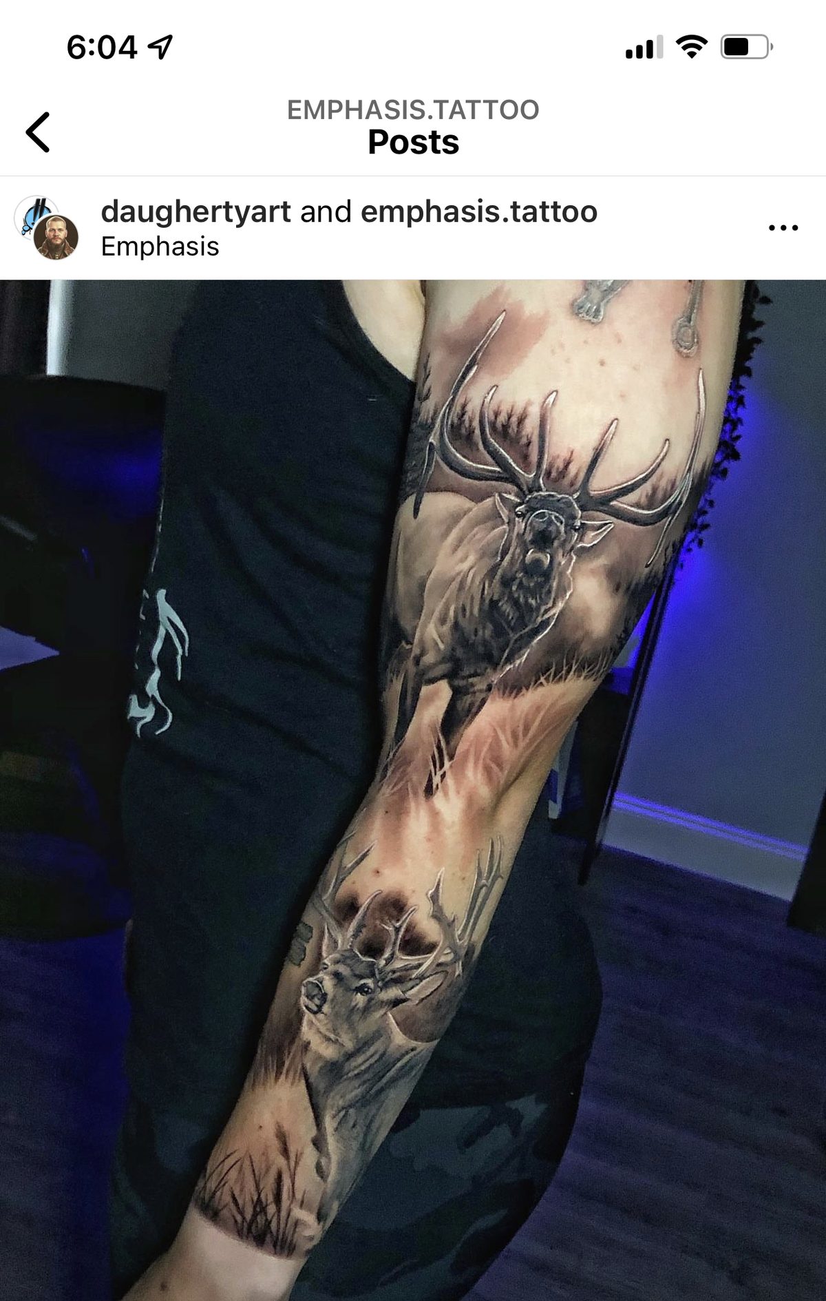 Recent tattoo work by the Emphasis Tattoo artists
