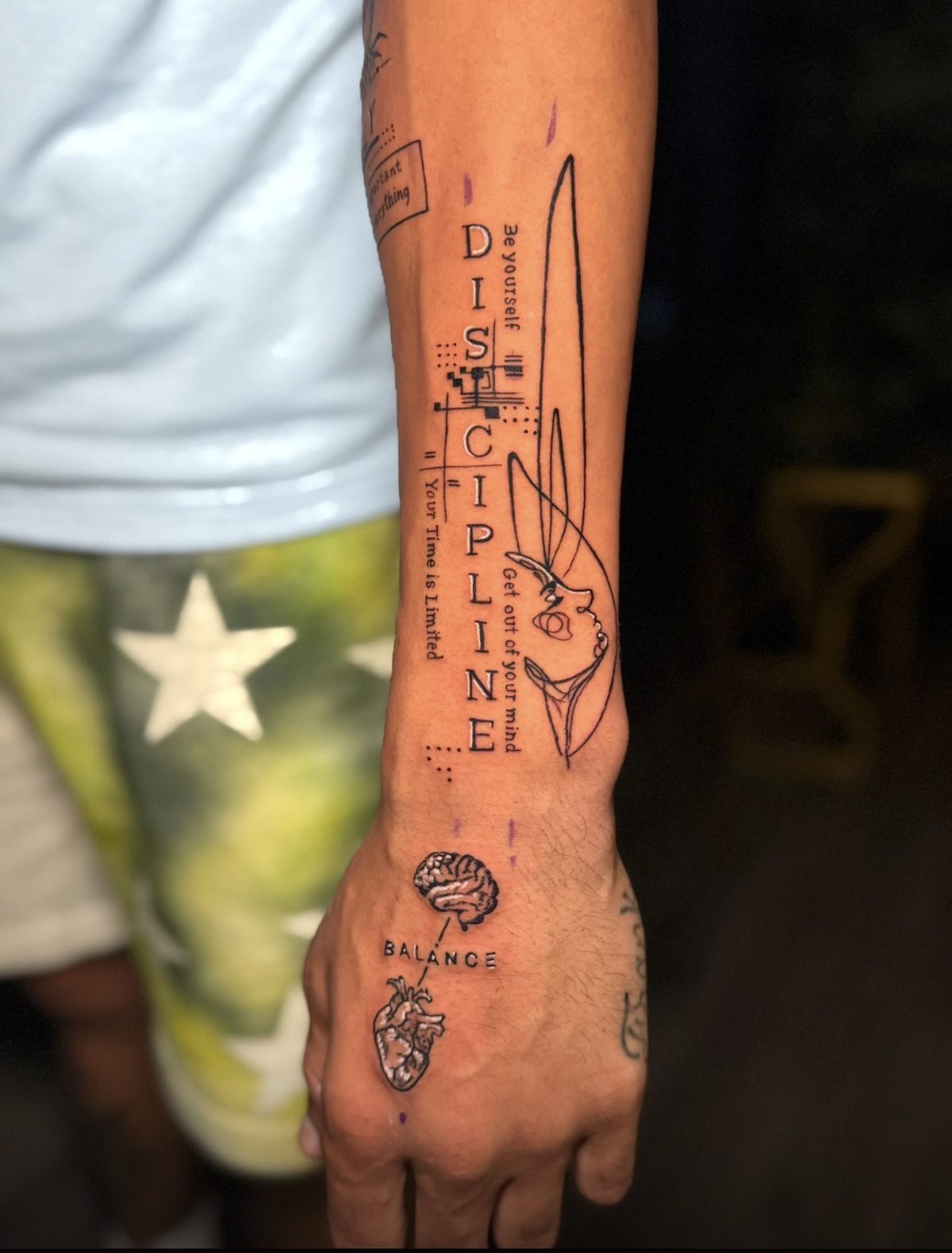 Recent tattoo work by the Emphasis Tattoo artists