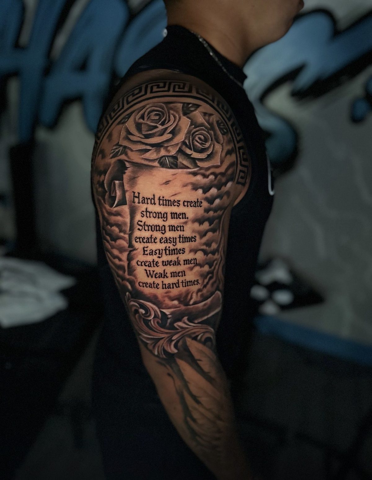 Recent tattoo work by the Emphasis Tattoo artists