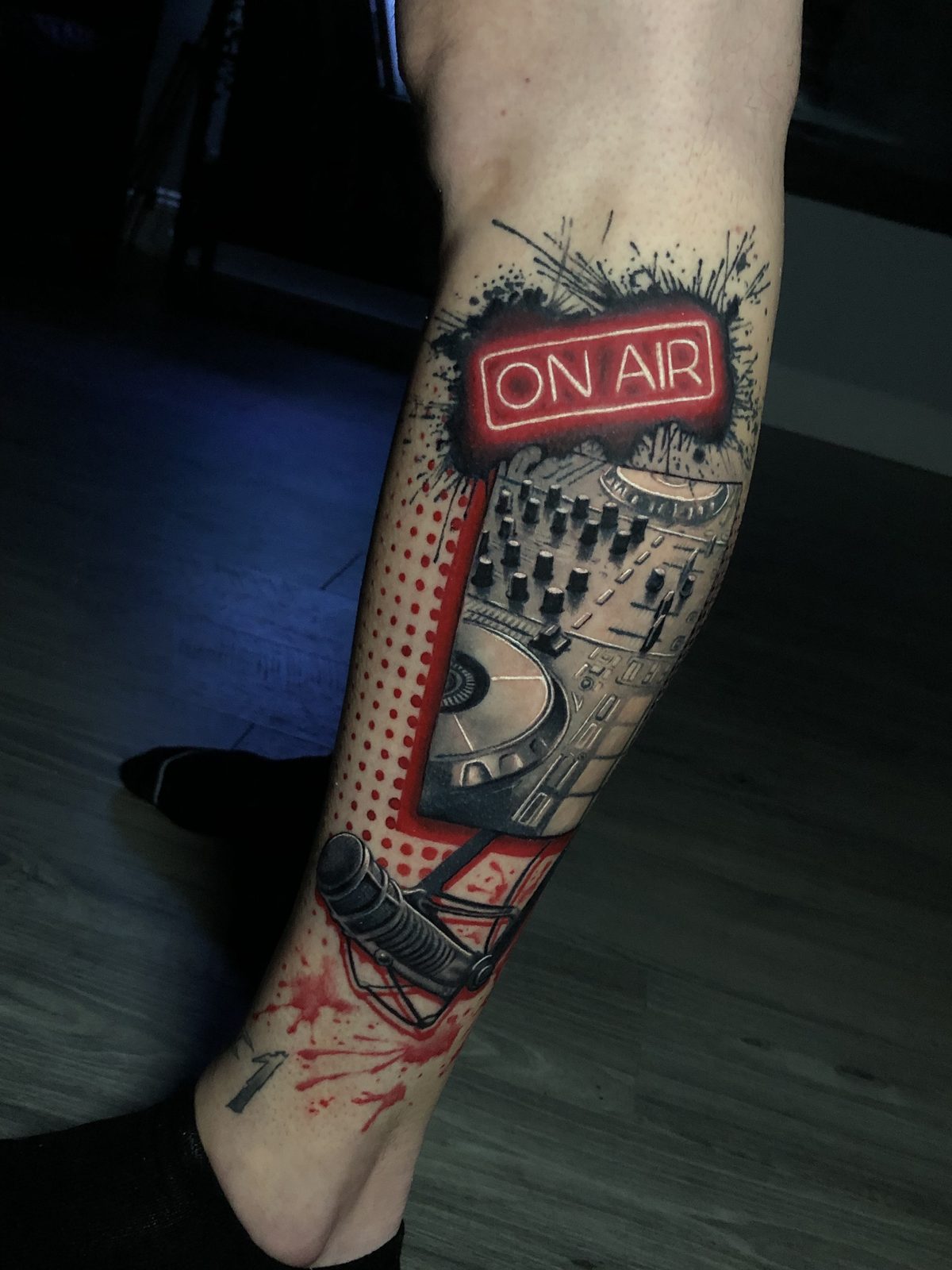On Air trash polka piece by Brenden